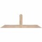 Ekena Millwork Portland Smooth Timber Gable Bracket, Douglas Fir, 48"W x 16"H x 1 1/2"D x 3 1/2"F, 8/12 Pitch GBW048X16X0204POR00SDF - alternate 1